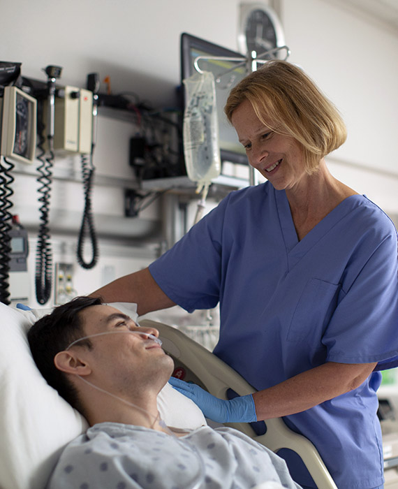 Nurse at the bedside